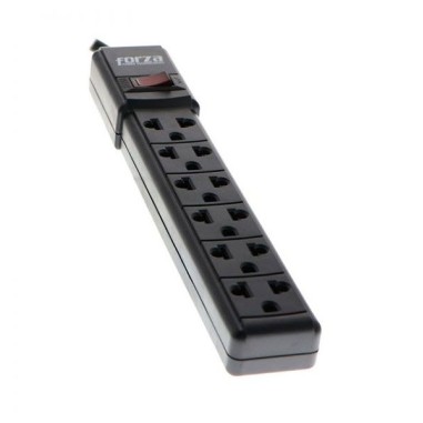 Zapatilla 2200W.6 conectores. Disyuntor -120V/240V