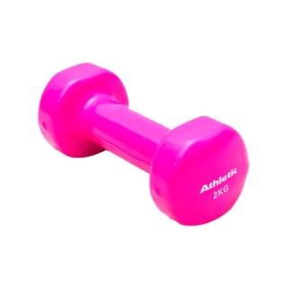 Mancuerna de Vinilo Athletic 2KG al mejor precio del pais.