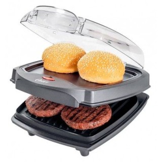 Grill Burguer 2 en 1 dispone de parrilla y plancha