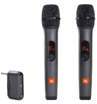 Microfono Jbl Wireless Dual Black