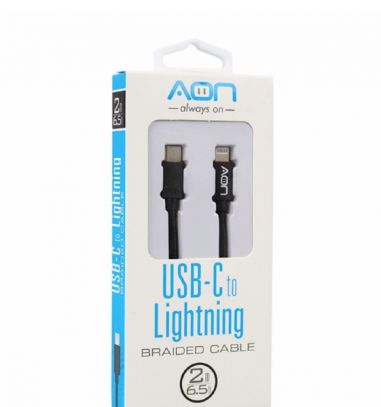 Cable AON USB-C a Lightning MFI 2m...