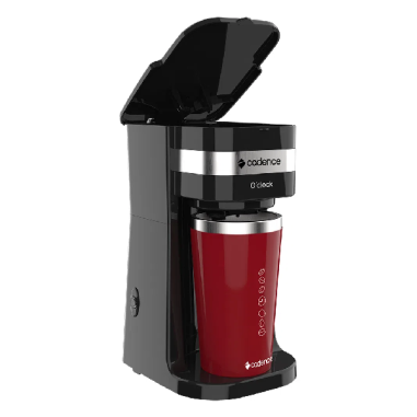 Cafetera eléctrica Cadence O'clock con taza termo
