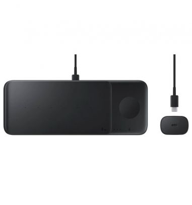Cargador Samsung Wireless Trio - Black. Al mejor precio en Paraguay
