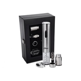 Saca Corcho Oster A Pilas + Kit Para Vino