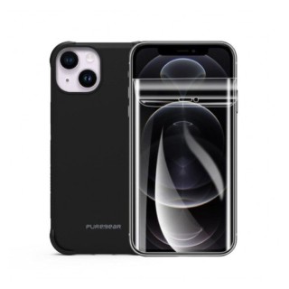 Combo Case Puregear Dualtek iPhone 14 Black + Lámina Perfekut Clear
