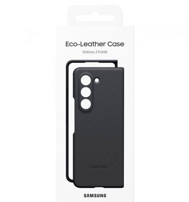 Case Samsung Z Fold 5 Leather Black