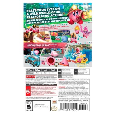 Juego Nintendo Switch: Kirby Forgotten Land. Al mejor precio en el Paraguay