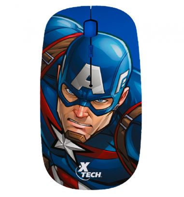 Mouse Wireless XTech Capitán America