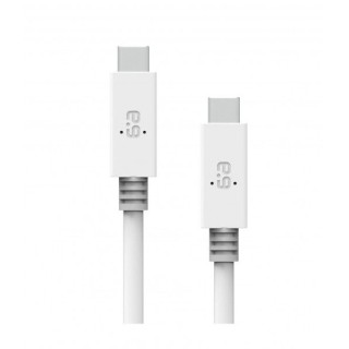 Cable USB-C a USB-C - Blanco 1,80 metros al mejor precio del Paraguay