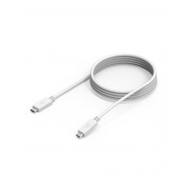 Cable USB-C a USB-C - Blanco 1,80 metros al mejor precio del Paraguay