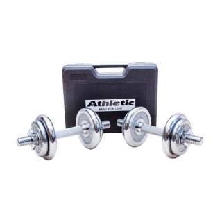 Malentin Set De Mancuernas Athletic 20kg. Al mejor precio en el Paraguay