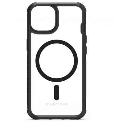 Case iPhone 14 Dualtek Magsafe CLR/BLK