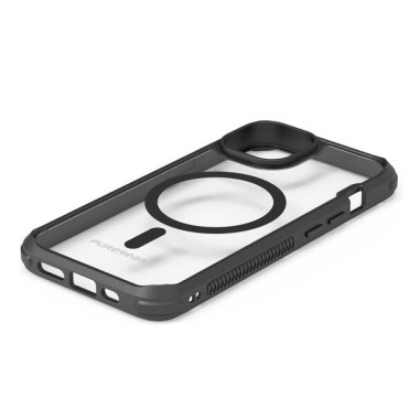 Case iPhone 14 Dualtek Magsafe CLR/BLK. Al mejor precio en el Paraguay