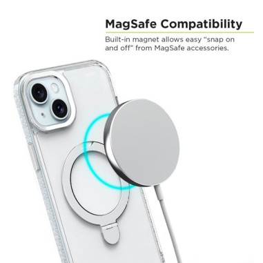 Case iPhone 15 Slim Shell Plus Kik Magsafe Silver. Al mejor precio en el Paraguay