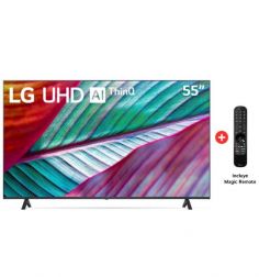 LG UHD ThinQ AI 55'' UP77 4K Smart TV, 4K Procesador Inteligente α5, Magic  Remote - 55UP7750PSB