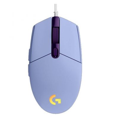 Mouse Gamer Logitech G203 RGB - Lila