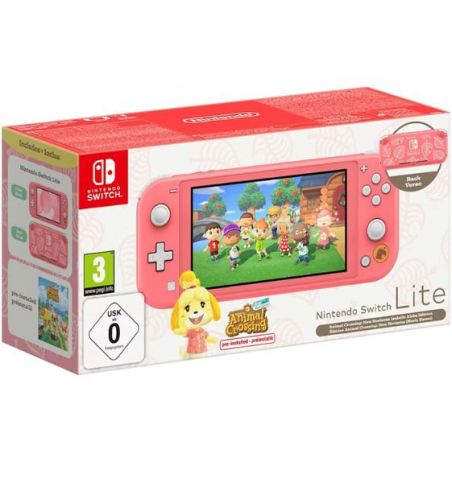 Consola Nintendo Switch Lite 32GB - Animal Crossing Se