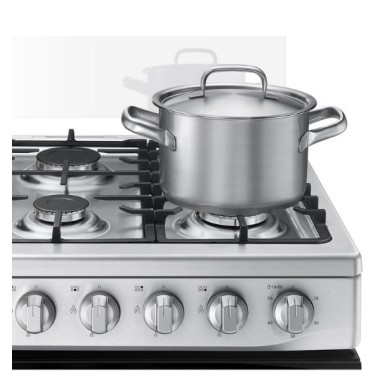 Cocina Samsung A Gas 128Lts 6 Hornallas Con Horno