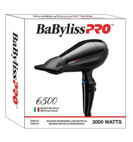 Secador De Pelo Babyliss Pro Ionico 2000W Black