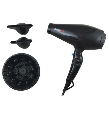 Secador De Pelo Babyliss Pro Ionico 2000W Black