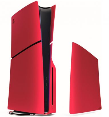 Cover Playstation 5 Slim - Volcanic Red