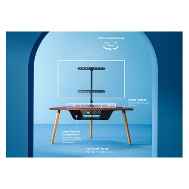Soporte Para TV HC 32-65" Mesa Canto. Al mejor precio en el Paraguay