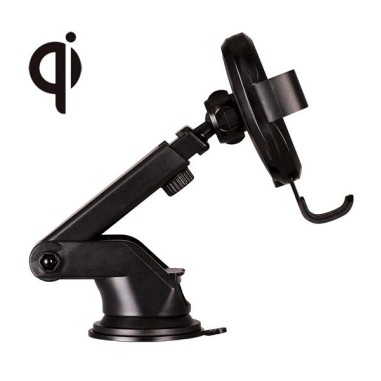 Soporte P/Auto Argon C/Cargador Inalámbrico 15W QI. Al mejor precio en el Paraguay