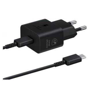 Adaptador Samsung 25W C/Cable Black. Al mejor precio en el Paraguay