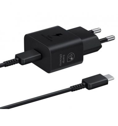 Adaptador Samsung 25W C/Cable Black