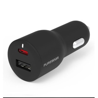 Cargador Puregear De Auto 42W DUAL BLK USBA-USBC. Al mejor precio en el Paraguay