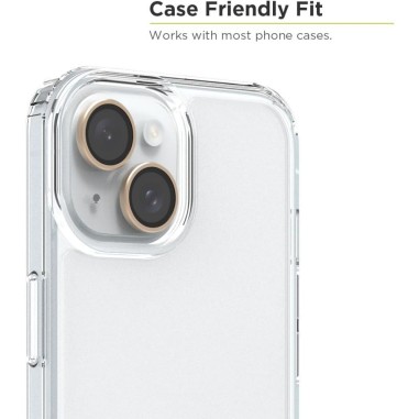Protector De Camara Puregear Iphone 15/15+ 1PK Gold al mejor precio en Paraguay
