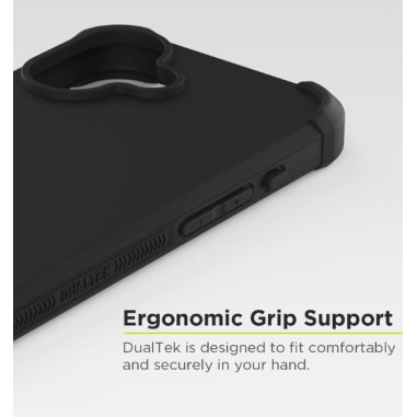 Case iPhone 16 Plus Dualtek BLK. Al mejor precio en el Paraguay