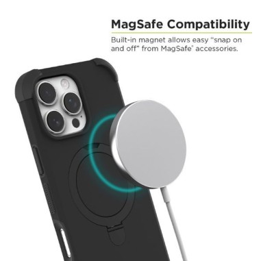 Case iPhone 16 Pro Max KIik Dualtek Magsafe BLK. Al mejor precio en el Paraguay