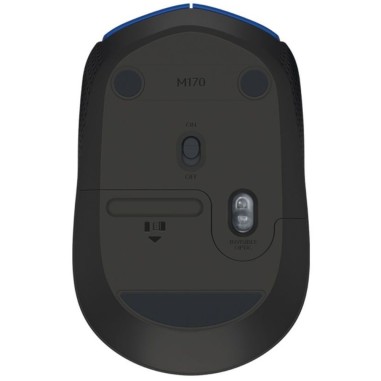 Mouse Logitech M170 Wireless - Azul - Negro. Al mejor precio en el Paraguay