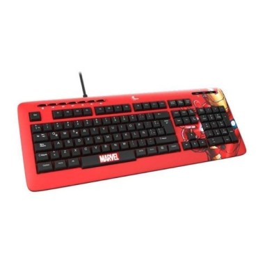 Teclado Xtech XTK-M401IM Iron Man USB - Rojo. Al mejor precio en el Paraguay