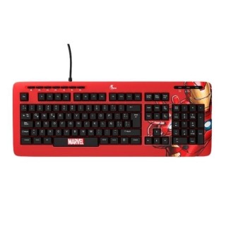 Teclado Xtech XTK-M401IM Iron Man USB - Rojo. Al mejor precio en el Paraguay