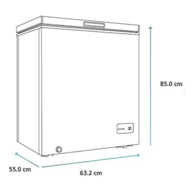 Congelador Horizontal Mabe 142L Blanco. Al mejor precio en el Paraguay