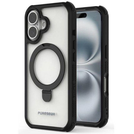 Case iPhone 16 KIK Dualtek Magsafe CLR/BLK. Al mejor precio en el Paraguay.