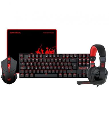 Kit Teclado + Mouse + Auricular + Pad...