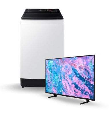 Combo Samsung Lavarropas 13KG + TV...