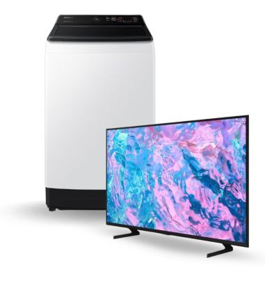 Combo Samsung Lavarropas 19KG + TV...