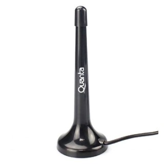 Antena para TV Digital Quanta QTANT0260 - Negro. Al mejor precio del Paraguay