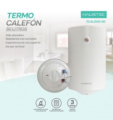 Termocalefon Haustec Esmalte TI 50Lts...