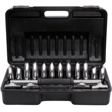 Maletín Set De Mancuernas Athletic 15KG. Al mejor precio del Paraguay