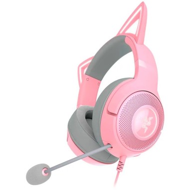 Auricular Gamer Razer Kraken Kitty V2 - Rosa.Al mejor precio del Paraguay