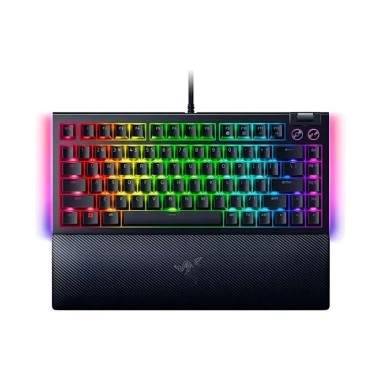 Teclado Gamer Razer BlackWidow V4 75% – Mecánico, RGB, Diseño Compacto – Negro