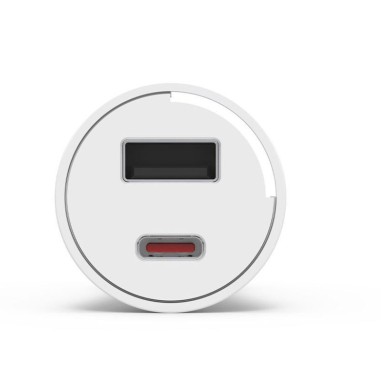 Cargador p/Auto PureGear 30W USB A-UBC White. Al mejor precio del Paraguay
