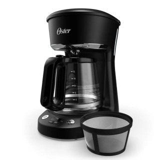 Cafetera Oster 12 tazas programable Negra