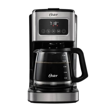 Cafetera Oster Programable 12 tazas con pantalla táctil