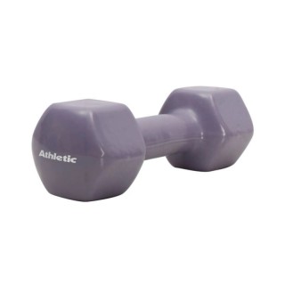 Mancuerna de vinilo Athletic 4kg Lila